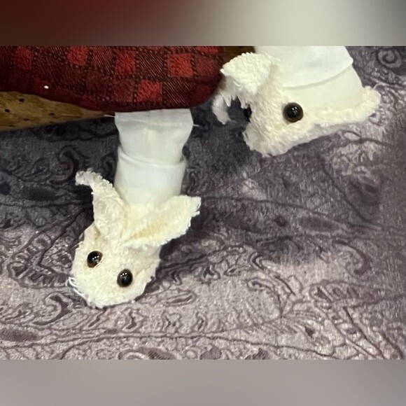 Vintage Santa Christmas Decoration Ozark Mountain Storybook Santa Crescent Moon - Picture 6 of 14